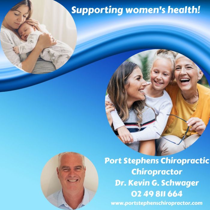 Chiropractic Care for Women's Health with Dr Kevin Nelson Bay Port Stephens Chiropractic 